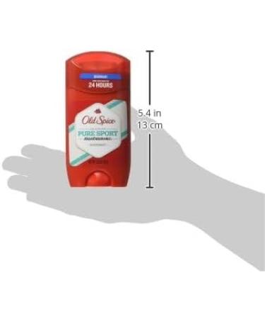 Old Spice High Endurance Pure Sport Deodorant for Men 3 oz Twin Unscented 3 Ounce (Pack of 2) - Buy Online on GoSupps.com