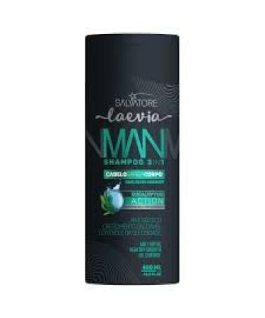 G n rique Salvatore Laevia 3 in 1 Eucalyptus Man Shampoo 400 ml