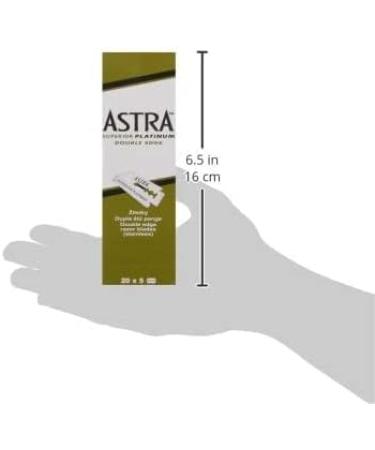 The Shave Factory Ultimate Shaving Kit with 100 Astra Superior Platinum Blades and 20 Free Styptic Matches - Buy Online on GoSupps.com