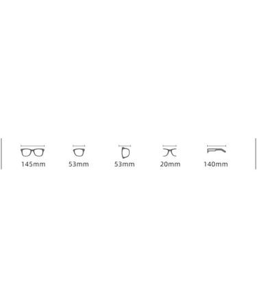 Shop HD Eyewear Oversized Anti Blue Light Reading Glasses | Square Design +250 Strength for Fatigue Relief - International Shipping Available - Buy Online on GoSupps.com