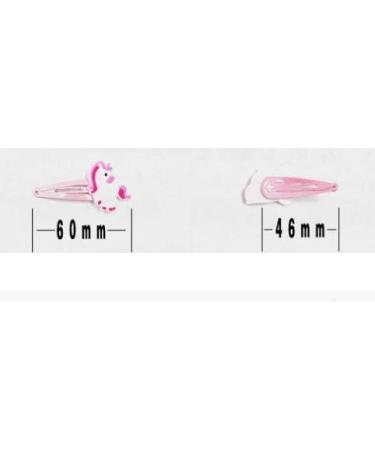 38 Pieces Unicorn Pattern Hair Clips 1.8 inch Anti-slip Snap Hair Clips Barrettes Hairpins for Baby Girls Unicorn Party Supplies - Buy Online on GoSupps.com