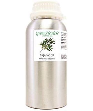 GreenHealth Cajeput Essential Oil 16 fl oz (473 ml) Aluminum Bottle w/Plug Cap 100% Pure & Uncut