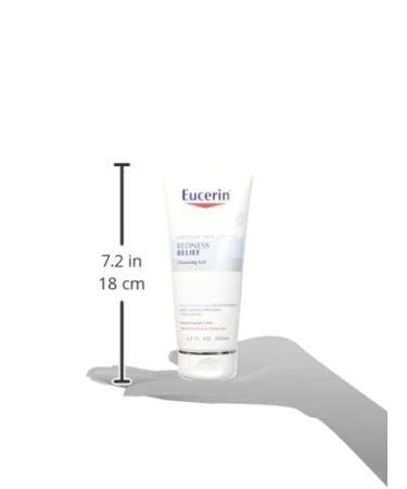 Eucerin Redness Relief Soothing Cleanser/Gel 6.8oz - Calms Sensitive Skin - Buy Online on GoSupps.com