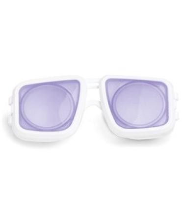 Contact lens case SUNGLASSES for soft contact lenses purple