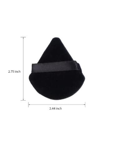 12 Pieces Triangle Powder Puff Set - Soft Makeup Sponge for Face & Body | Perfect for Loose & Setting Powder | Ideal Cosmetic Foundation for Women - Buy Online on GoSupps.com