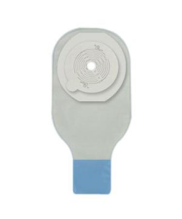EI7600002 - Securi-T USA 12 1-Piece Drainable Pouch Tape Collar Transparent Cut-to-Fit 1 Curved Tail Closure