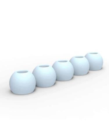Set of 5 Medium Size Earpieces (Light Blue)