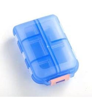 Travel Pill Organizer - Compact & Portable Pocket Pharmacy | Red Travel Size Pill Storage - Buy Online on GoSupps.com