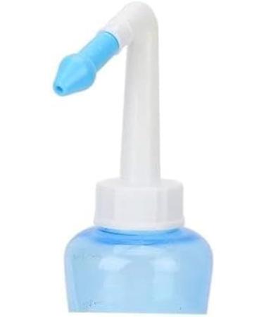 500ML Nasal Irrigation Bottle for Adults - Sinus Rinse Kit with 2 Nozzles for Safe and Effective Nasal Cleansing - Includes Saline Nasal Spray - Buy Online on GoSupps.com