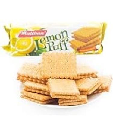 Munchee Lemon puff biscuits Lemon flavoured cream Sugar sprinkled Golden Biscuits Sri Lankan Origin 200g (LEMON PUFF PACK OF 6) LEMON PUFF PACK OF 6 - Buy Online on GoSupps.com