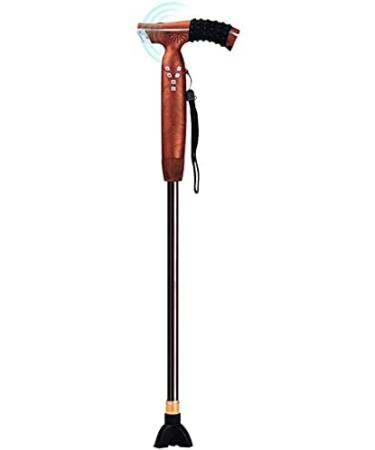 Canes Walking Stick Old Man Four Legged Multi Purpose Non Slip Retractable Smart Walking Stick Illuminated Radio