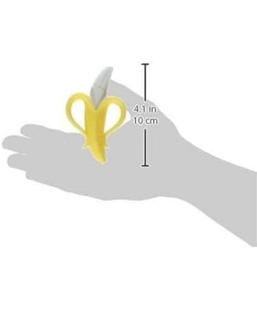 Nuby Nananubs Banana Massaging Toothbrush 2-Pack - Soothes Gums, Teething Relief - Buy Online on GoSupps.com