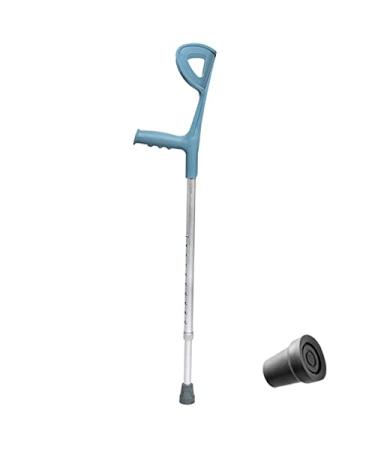 Forearm Crutches - Lightweight Aluminum Arm Crutches - Adjustable Crutches - Ergonomic Handles - Non-Slip Rubber Tip (Color : 1 Unit) Prosperous