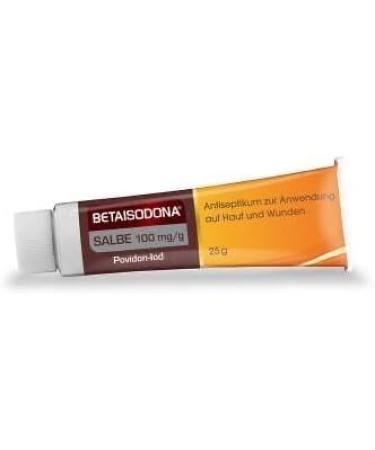 Betaisodona Povidone-Iodine Wound Antiseptic Ointment 25g - Alcohol-Free, Non-Burning Formula - Buy Online on GoSupps.com