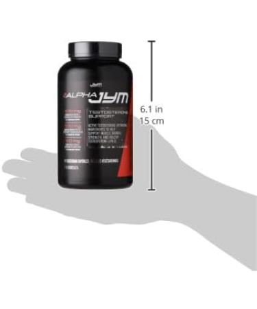 Alpha Jym 180 Vege Caps Testosterone Support Increase Male Performance Energy Strength Healthy Balance Between Estrogen and Testosterone  - Buy Online on GoSupps.com
