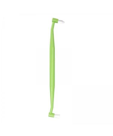 B Baosity Ended Pet Dental Brush - Ergonomic Design for Optimal Oral Care Green 3 Pcs