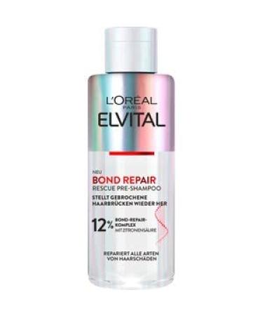 L'Or al Paris Elvital Rescue Repairing Shampoo with Bond Repair Complex and Citric Acid for Less Breakage and More Shine 200ml