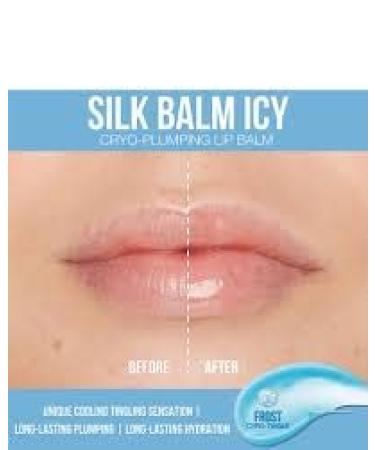 Huda Beauty Silk Balm Icy Cryo-Plumping Lip Balm Frost - Translucent Blue (0.10 oz) - Buy Online on GoSupps.com