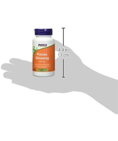 NOW Supplements Panax Ginseng Extract 500mg Capsules 100 Count - Buy Online on GoSupps.com