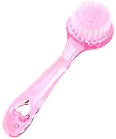 Facial Brush Manual Face Cleansing Brush Superfine Synthetic Hair Brush Handheld Silicon Brush Cap - Buy Online on GoSupps.com