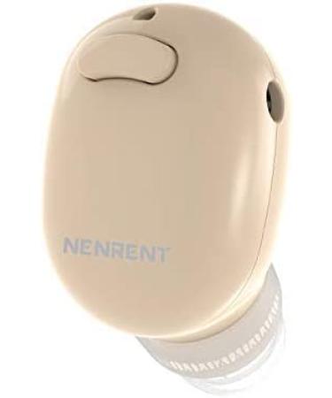 NENRENT S570 Single Bluetooth Earbud Smallest Mini Invisible Wireless Bluetooth Earpiece Headset Headphone Earphone with Mic Hands-Free Calls for iPhone Android Smart Phones PC TV iPad 1pcs (Nude)