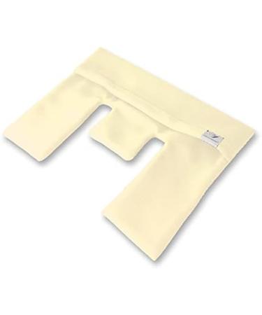 Schwerinernaturheil Moor Neck Warmer 29x39 cm - Beige Fleece Neck Pillow & Heat Pad for Pain Relief - Buy Online on GoSupps.com