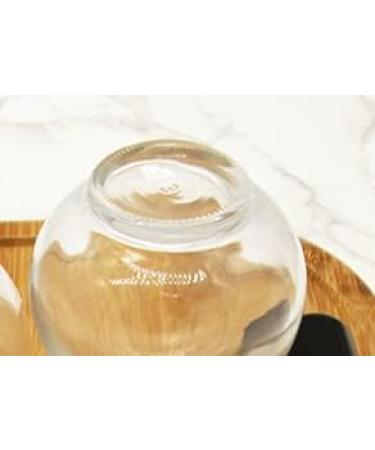 2PCS Large Capacity 75ml Transparent Glass Nail Polish Empty Bottles - Perfect for Cosmetics Separation and Bottling - Buy Online on GoSupps.com