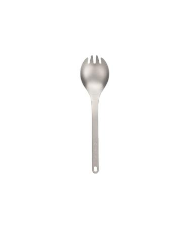 Snow Peak Titanium Spork - Durable, Versatile & Lightweight Eating Utensil - 0.6 oz