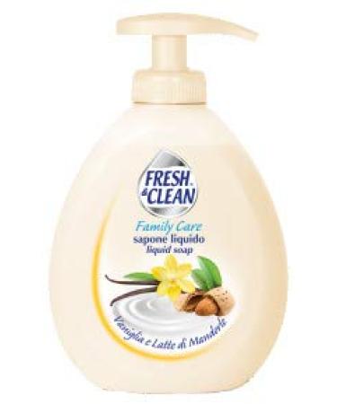 12 x FRESH & CLEAN liquid soap 300 ml Vanilla and almond milk