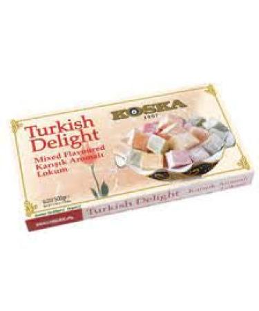 Delicious Lokum Mix 500g | Authentic Turkish Delight with Rose Lemon & Mint Flavours | International Shipping Available - Buy Online on GoSupps.com