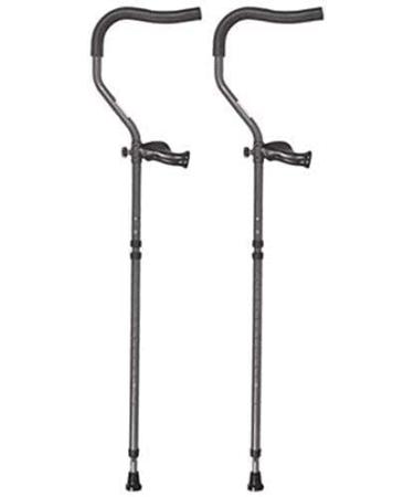 PSMPENG LRVTREC Forearm Crutches Adjustable Cane Medical Crutches Height Adjustable Cane Lightweight Arm Crutch (Size : S) Small