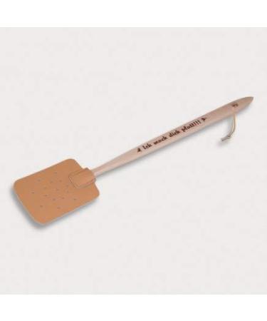 Hofmeister Fly Swatters - Set of 3 Beech Wood & Leather Insect Catchers | European Design 47.5 cm | I Make You Flat!!! - Buy Online on GoSupps.com