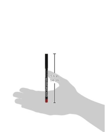 NYX Slim Lip Liner Pencil - 813 Plush Red | NYX07 | Long-lasting Precision Formula - Buy Online on GoSupps.com