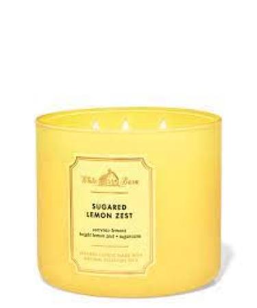 Sugared Lemon Zest 3 Wick Candle 14.5 oz / 411 g