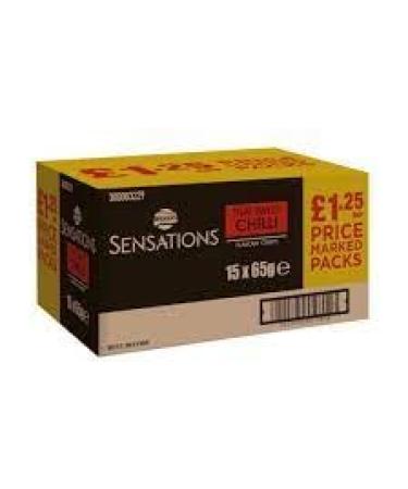 Walkers Sensations 16x65g Bags (Thai Sweet Chilli Crisps)