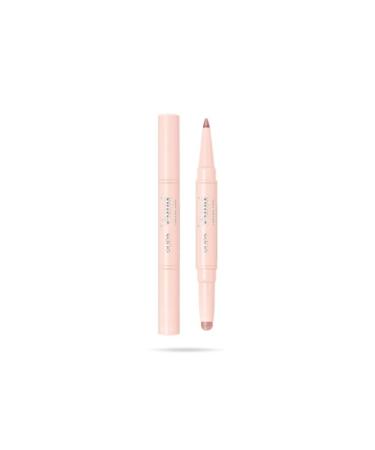 Pupa Lip Pencil Vamp! Creamy Duo 016 Warm Pink Lip Pencil Contouring & Glossy Lipstick for Fuller, Plumper Lips - Available in 18 Color Variations