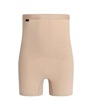 Corsinel support linen High men's boxer shorts for stoma & hernia M nner-underpants with maximum support Suitable for umbilical scar and inguinal hernia |Reliable protection & stop m beige beige M