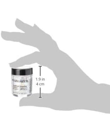 Stargazer Chunky Glitter Shaker UV White. Cosmetic glitter for use on the eyes lips face body hair and nails. - Buy Online on GoSupps.com