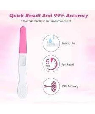 Pregnancy Test Midstream Early Detection | HCG 10mIU Very Sensitive | Hygienic Pregnancy Testing for Baby Planning | Easy-to-Use Long Stick Design | (10) - Buy Online on GoSupps.com