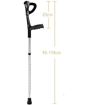 Forearm Crutches Adjustable Forearm Crutches 1 Pair of Sturdy Aluminum Lighter Crutches Handle with Comfortable High Density Grip Lightweigh - Buy Online on GoSupps.com