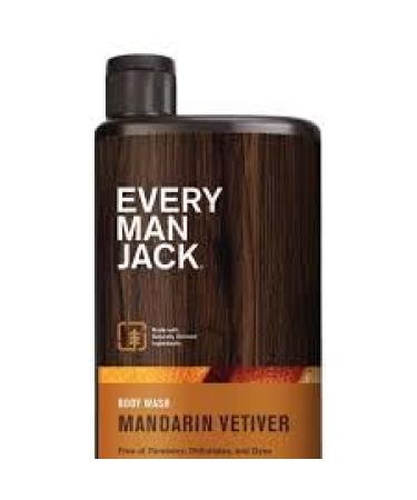 Every Man Jack Mandarin Vetiver Body Wash - 16.9 fl oz | Natural Ingredients Refreshing Clean | International Shipping Available - Buy Online on GoSupps.com