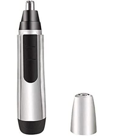 DRJKHL Portable Nose Ear Trimmer Painless Hair Remover Shaver for Face Electric Shaver for Women and Men Battery Operated