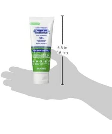 Benadryl Extra Strength Itch Stopping Gel 3.5 fl oz (Pack of 2) | Topical Analgesic for Fast Relief - Buy Online on GoSupps.com