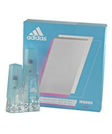Adidas Moves for Women Gift Set (Eau De Toliette Spray 1.0 ounce Plus Eau De Toilette Spray 0.5 ounce)
