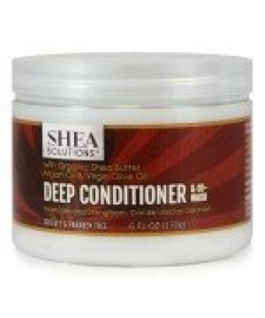 Shea Solutions Deep Conditioner & Co-wash 6oz 6 Fl Oz (Pack of 1)