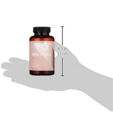 Revly Omega 3 Fish Oil + CoQ10 Softgels - Natural Lemon Flavor - 60 ct - Buy Online on GoSupps.com