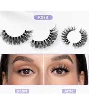 Buy Wispy Faux Mink Eyelashes - Long Length Midnight Color Strip Lashes | International Shipping - Buy Online on GoSupps.com