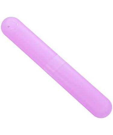 Eco-Friendly Transparent Toothbrush Case - 4PC Portable Candy-Colored Covers for Travel Camping School & Business Trips - Buy Online on GoSupps.com