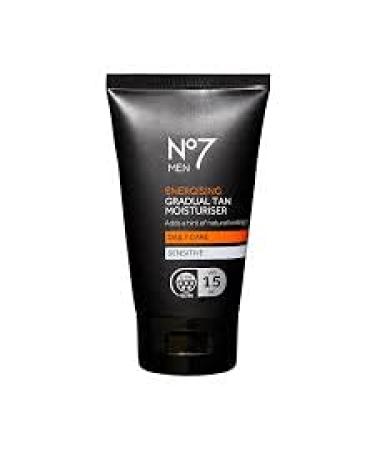 (2 PACK) No7 Men Energising Moisturiser SPF 15 x 50ml & Energising Gradual Tan Moisturiser SPF 15 x 50ml by No7 Men