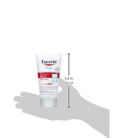 Eucerin Baby Eczema Relief Body Cream 5 oz. Tube | Steroid & Fragrance Free | Ages 3+ Months - Buy Online on GoSupps.com